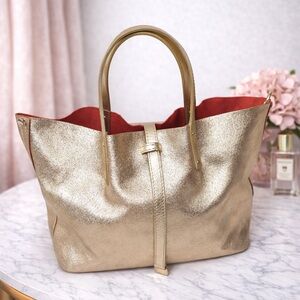 Authentic Tiffany & Co Reversible Suede and Leather Tote Bag w/ Box